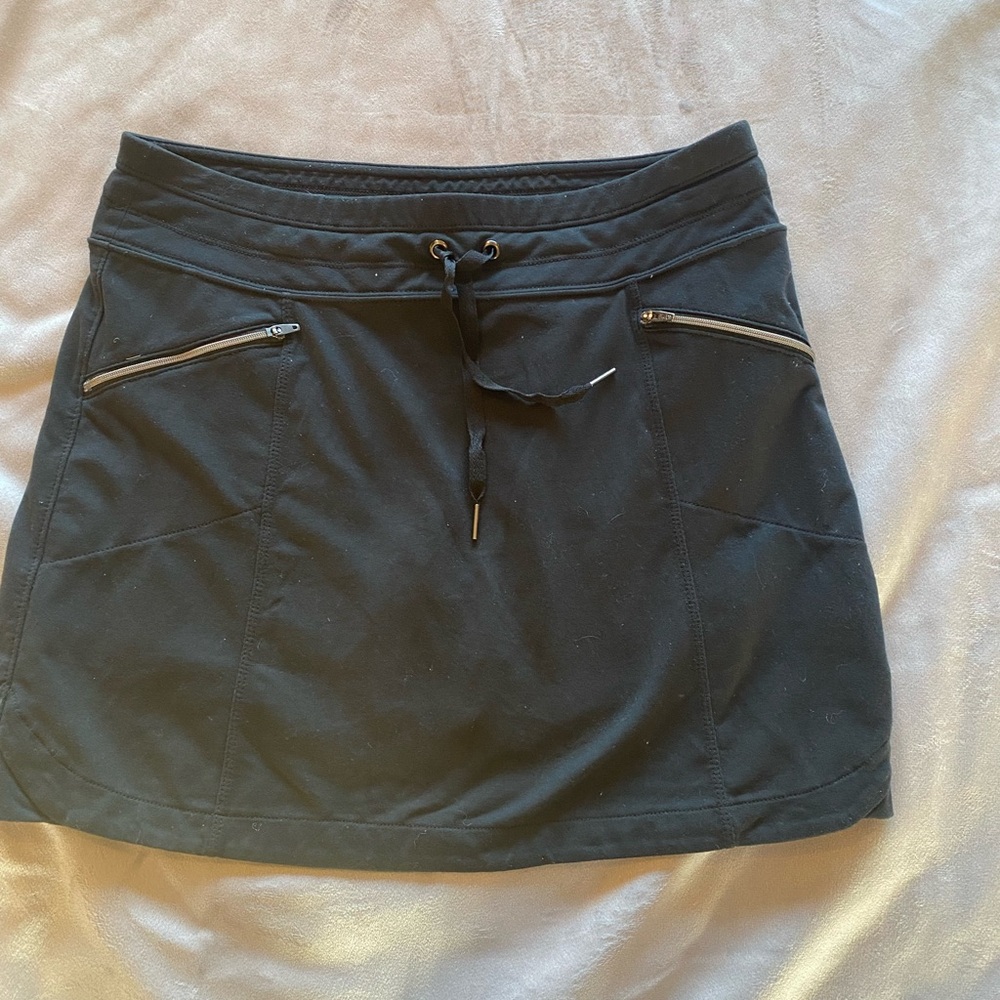 Athleta Black Active Skirt Short Combo Women Size Small